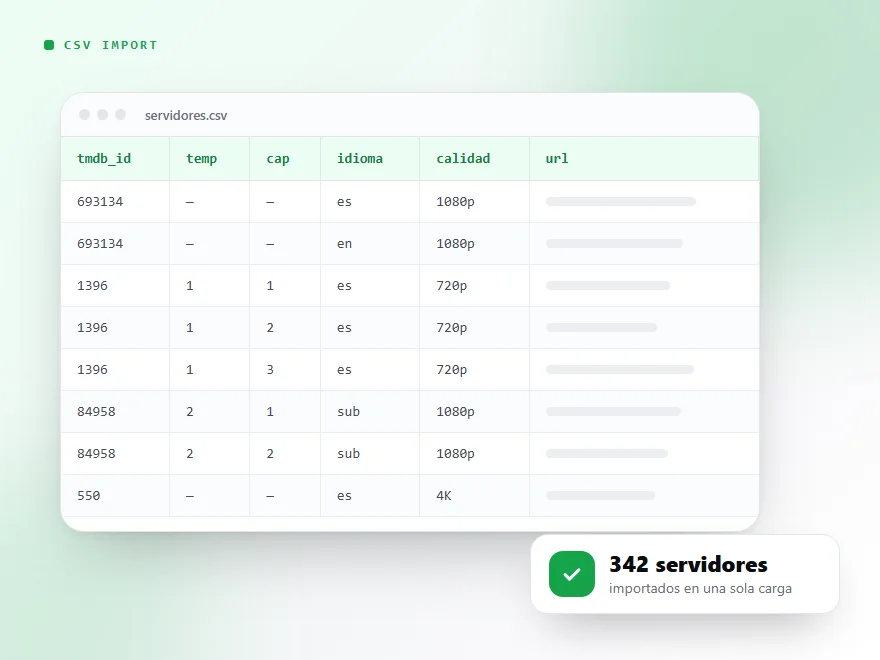Portada del plugin CSV Import