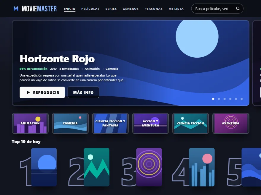 Captura del theme Nébula